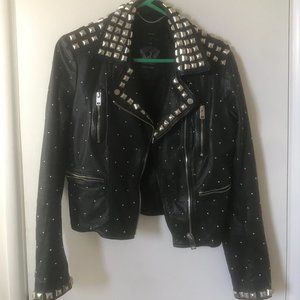 Rare Diesel Studded Leather Jacket